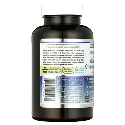 Glucosamine Chondroitin & MSM Shellfish Free 60 Veggie Capsules