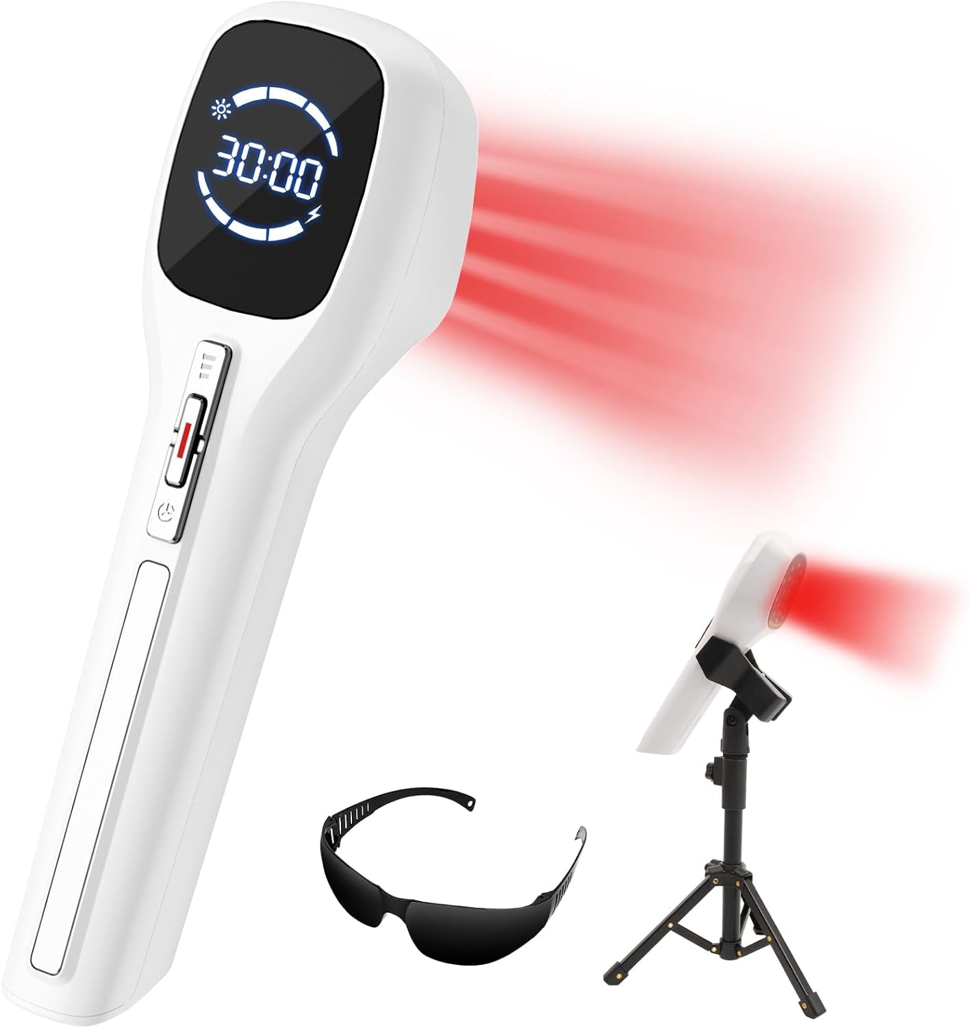 RED Light Device, Lllt Low Level Therapy Device with LED Display & Tripod, Infrared Light Therapy Reduces Fatigue, Red Light Therapy Is Available in a Variety of Modes for Use on Humans/Pet